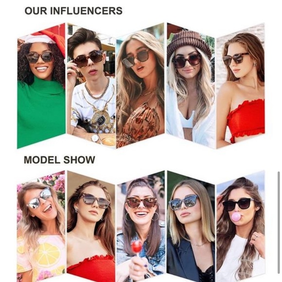 Classic Square Polarized Sunglasses Womens Mens Retro Trendy Shades *New* main image 4